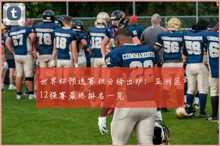 世界杯预选赛积分榜出炉：亚洲区12强赛最终排名一览