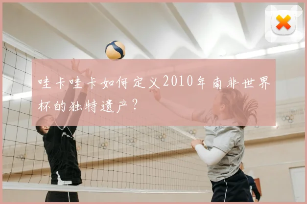 哇卡哇卡如何定义2010年南非世界杯的独特遗产？
