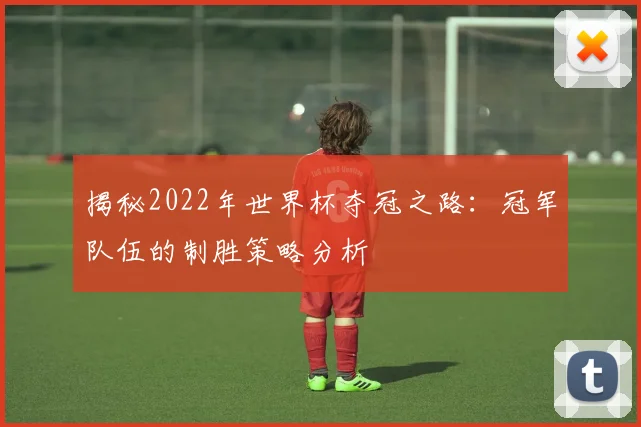 揭秘2022年世界杯夺冠之路:冠军队伍的制胜策略分析